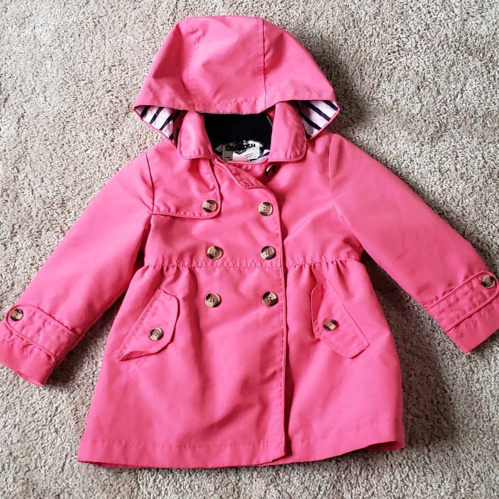 Pink coat with hoodie  Oshkosh